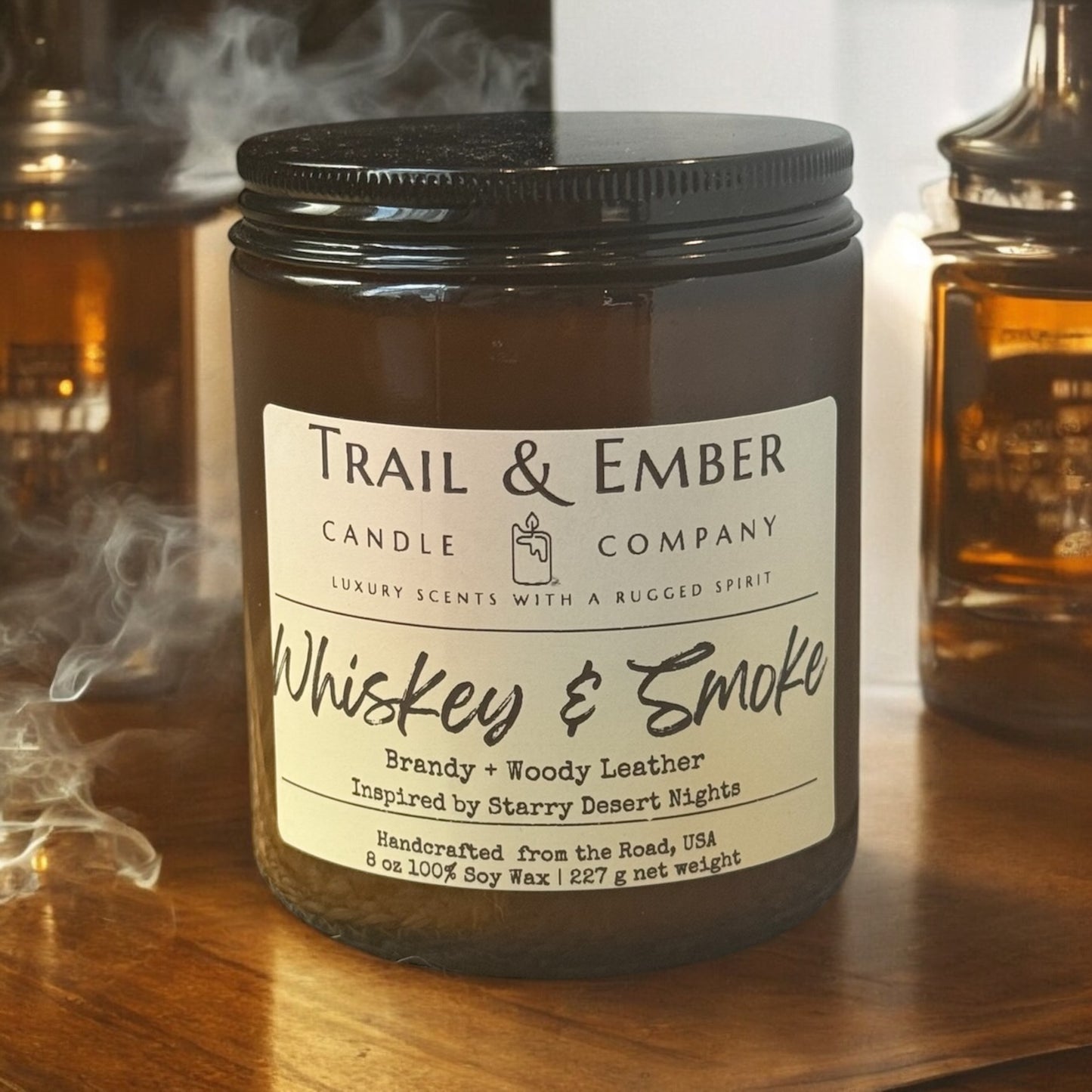 Whiskey & Smoke Soy Candle