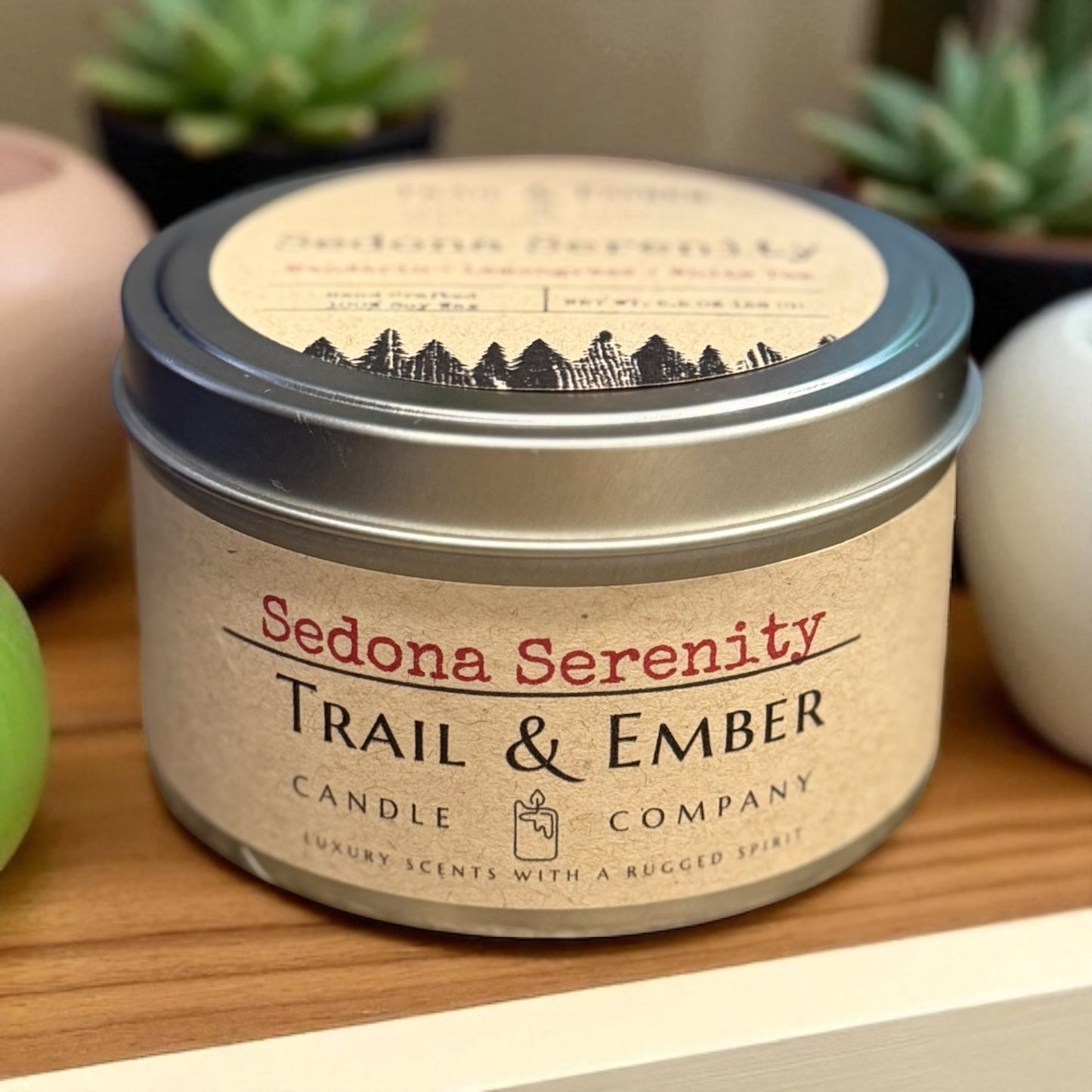 Sedona Serenity Soy Travel Candle