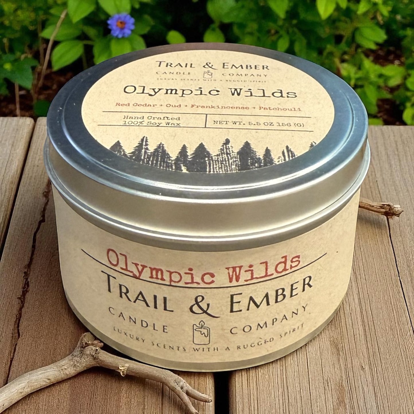 Olympic Wilds Soy Travel Candle