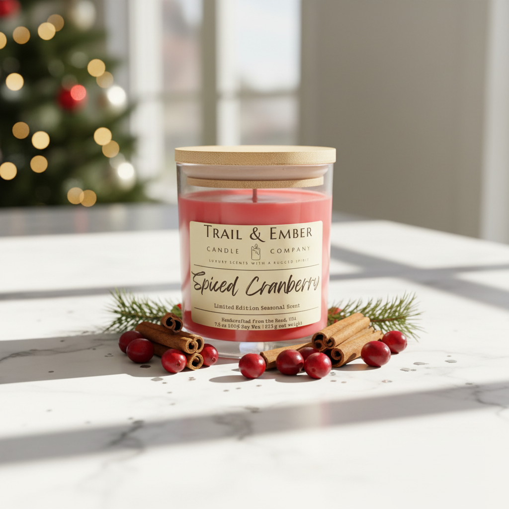 Spiced Cranberry Soy Candle