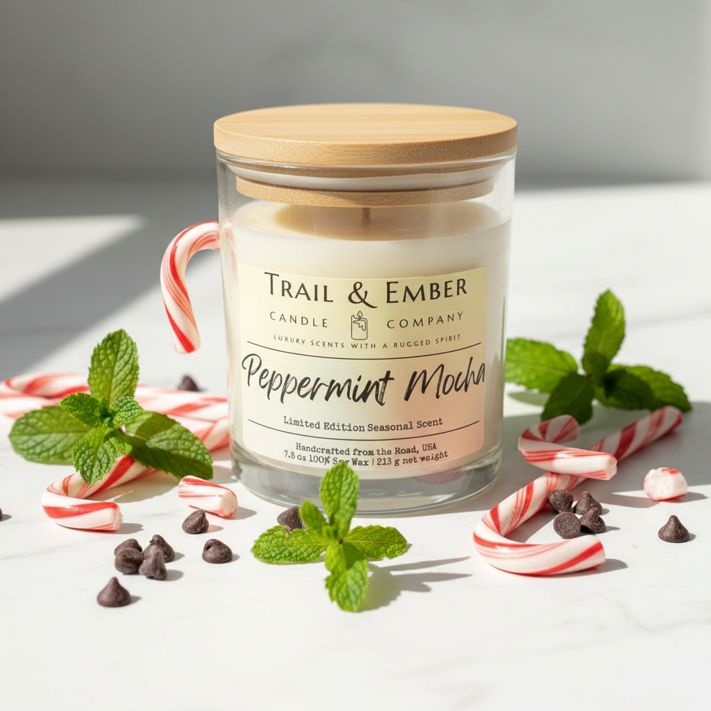 Peppermint Mocha Soy Candle