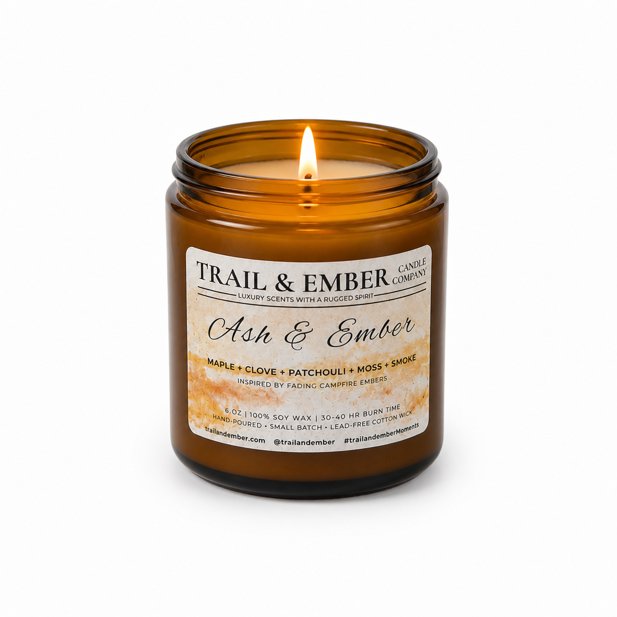 Ash & Ember Soy Candle