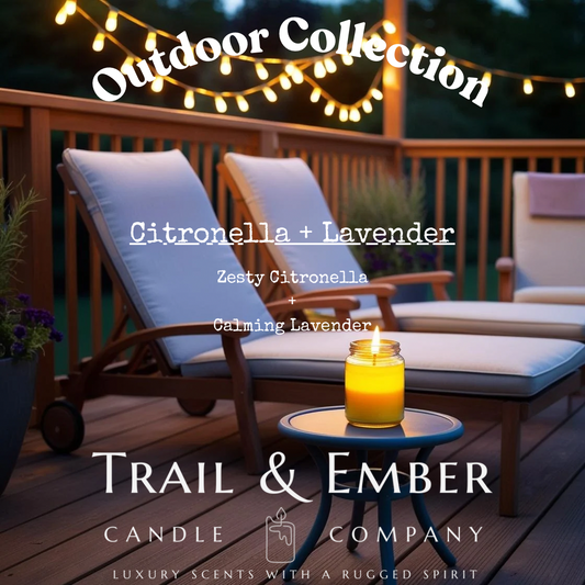 Citronella + Lavender Soy Candle - Outdoor Collection