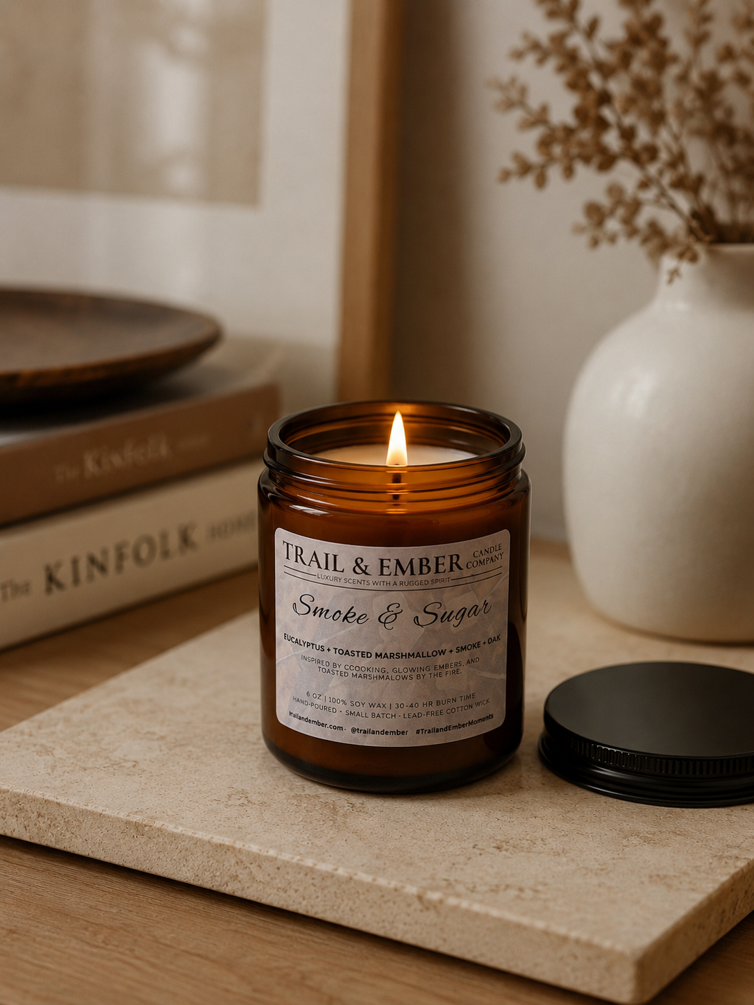 Smoke & Sugar Soy Candle