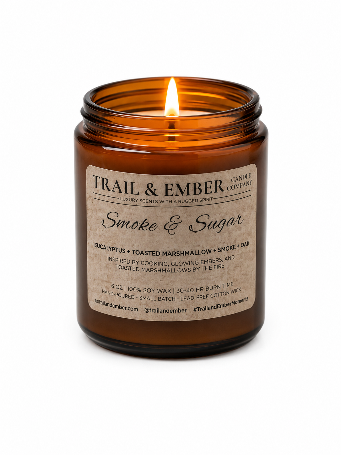 Smoke & Sugar Soy Candle
