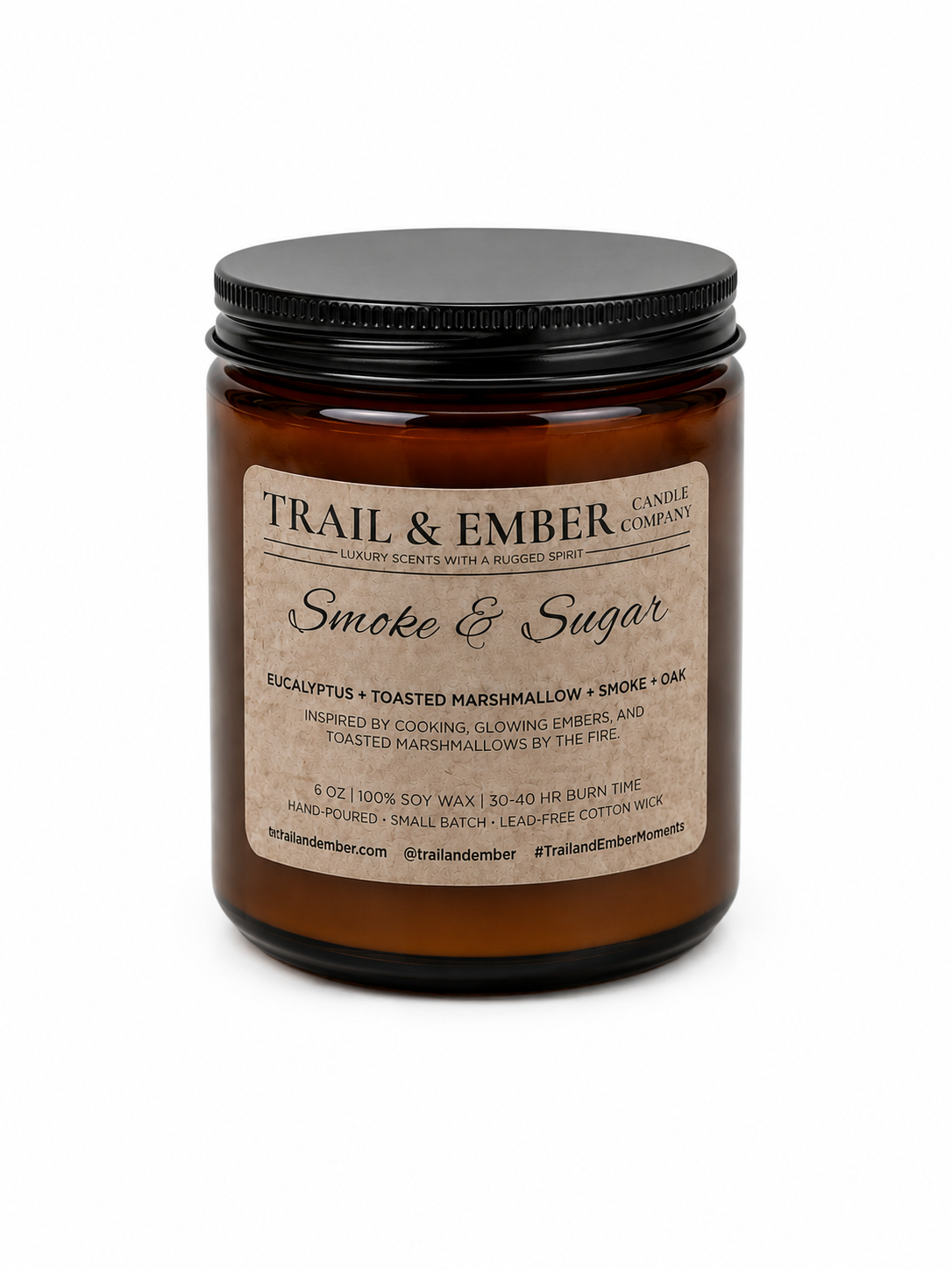 Smoke & Sugar Soy Candle