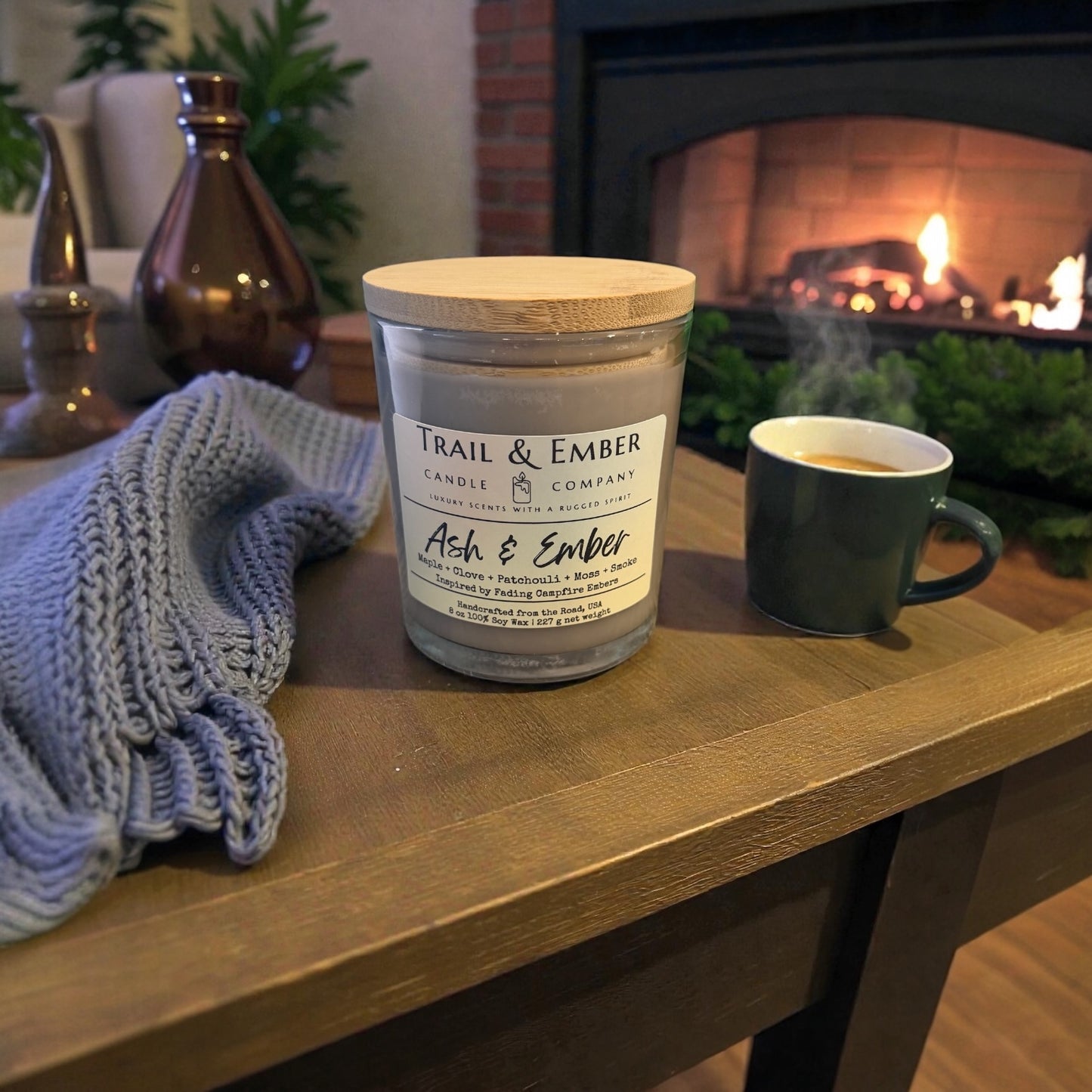 Ash & Ember Soy Candle