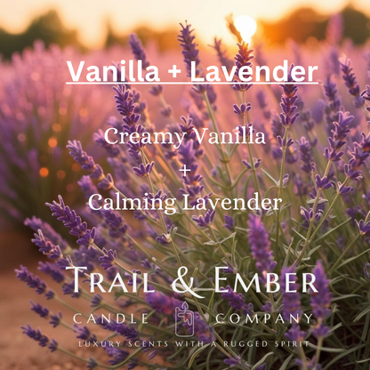 Vanilla + Lavender Soy Candle
