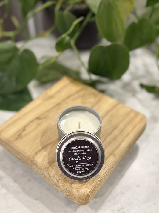 Sampler -- Trail & Ember -- Pacific Haze Soy Candle