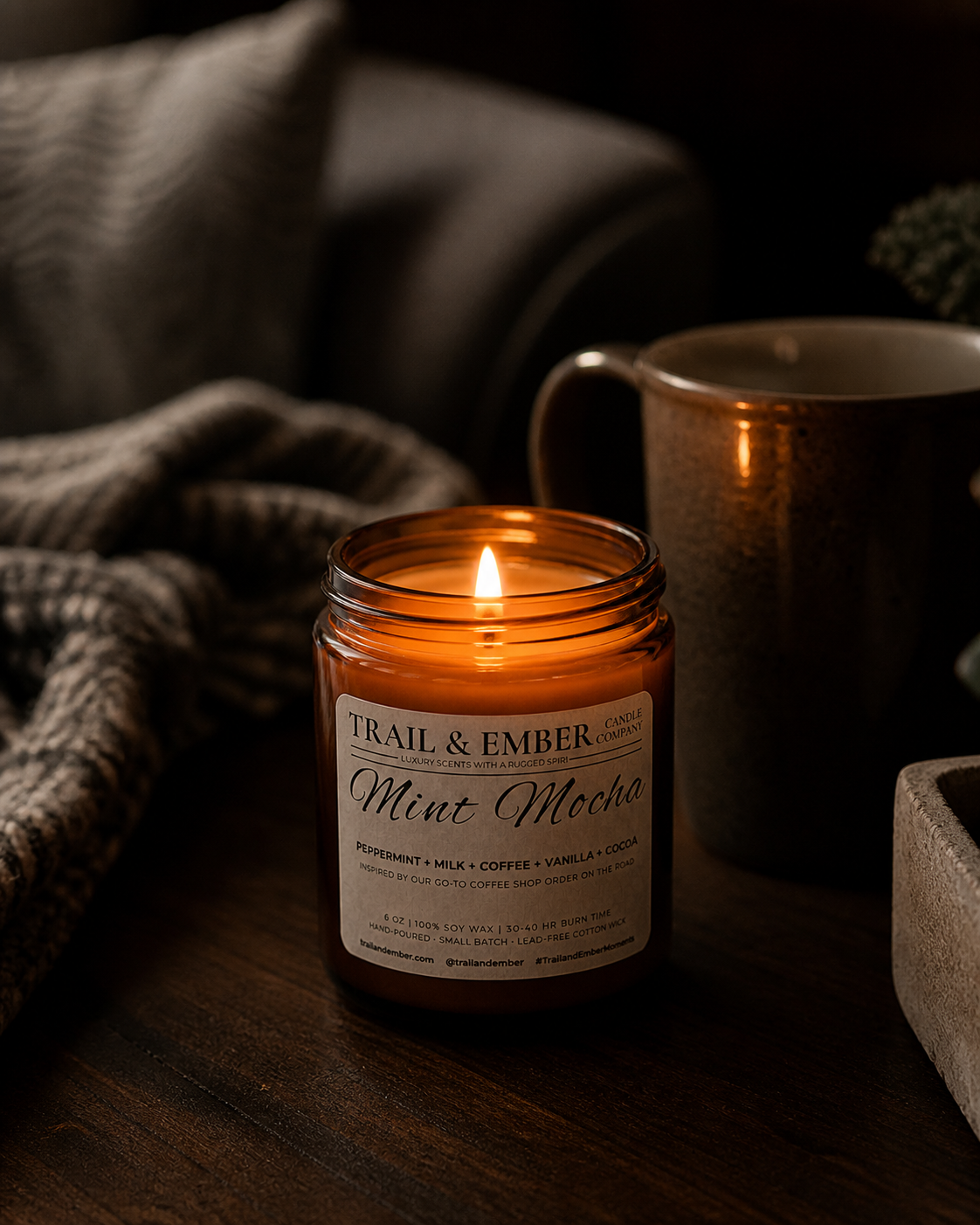 Mint Mocha Soy Candle