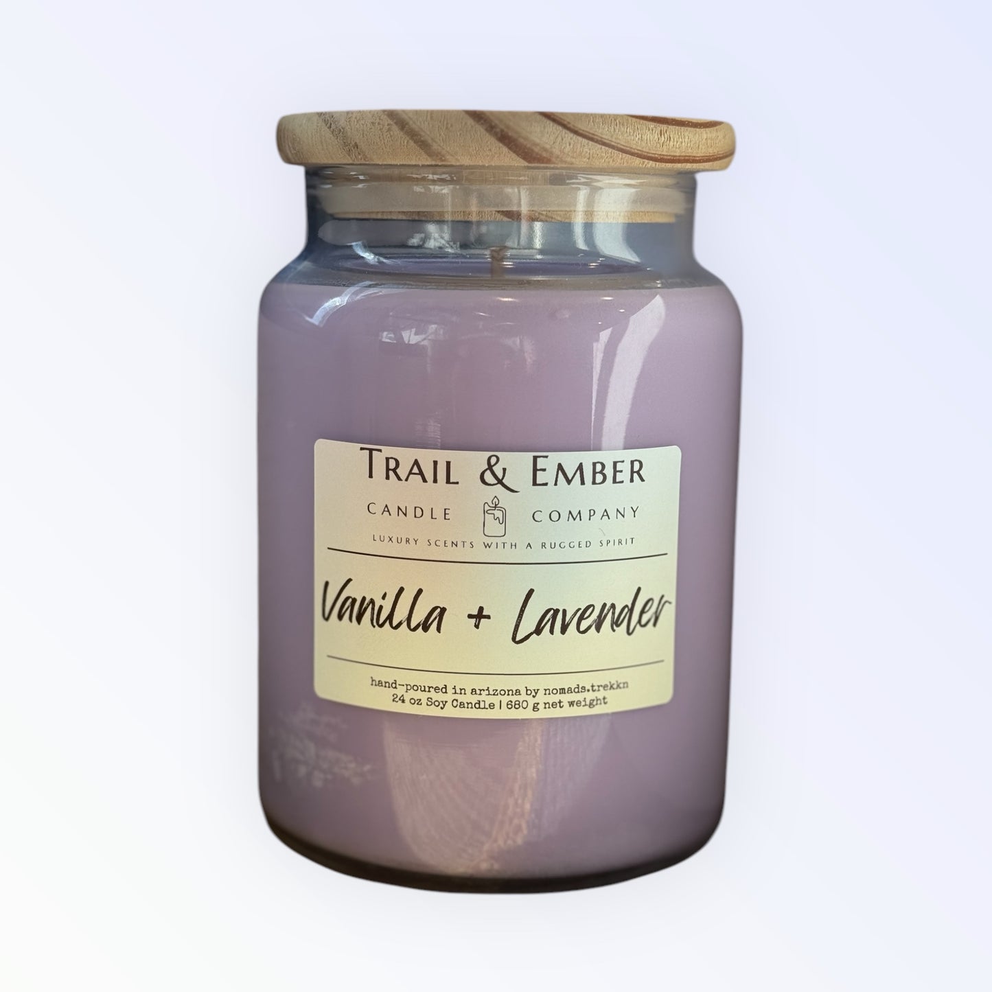 Vanilla + Lavender Soy Candle