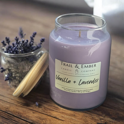 Vanilla + Lavender Soy Candle