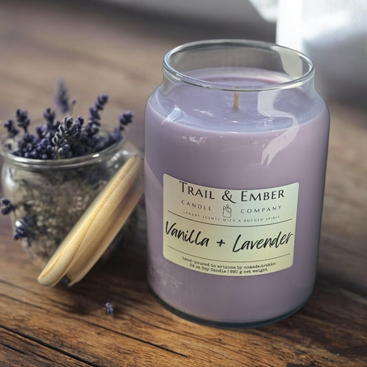 Vanilla + Lavender Soy Candle
