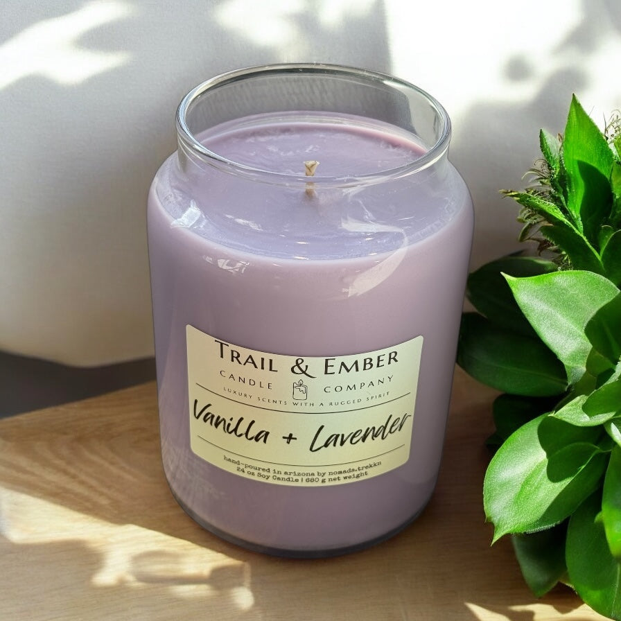 Vanilla + Lavender Soy Candle