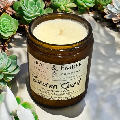 Sonoran Spirit: Cactus Flower + Jade Soy Candle