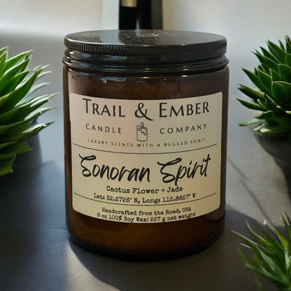 Sonoran Spirit: Cactus Flower + Jade Soy Candle