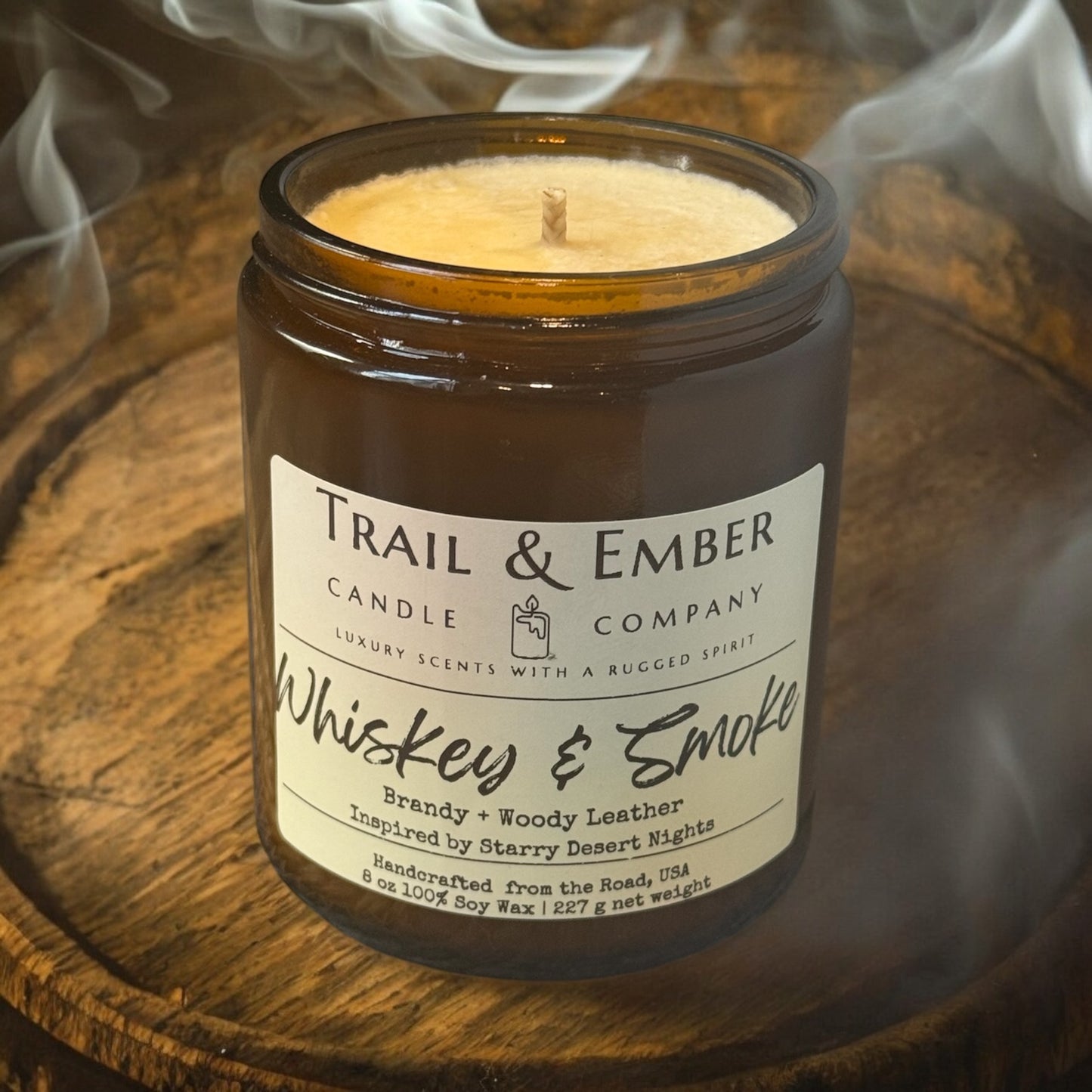 Whiskey & Smoke Soy Candle