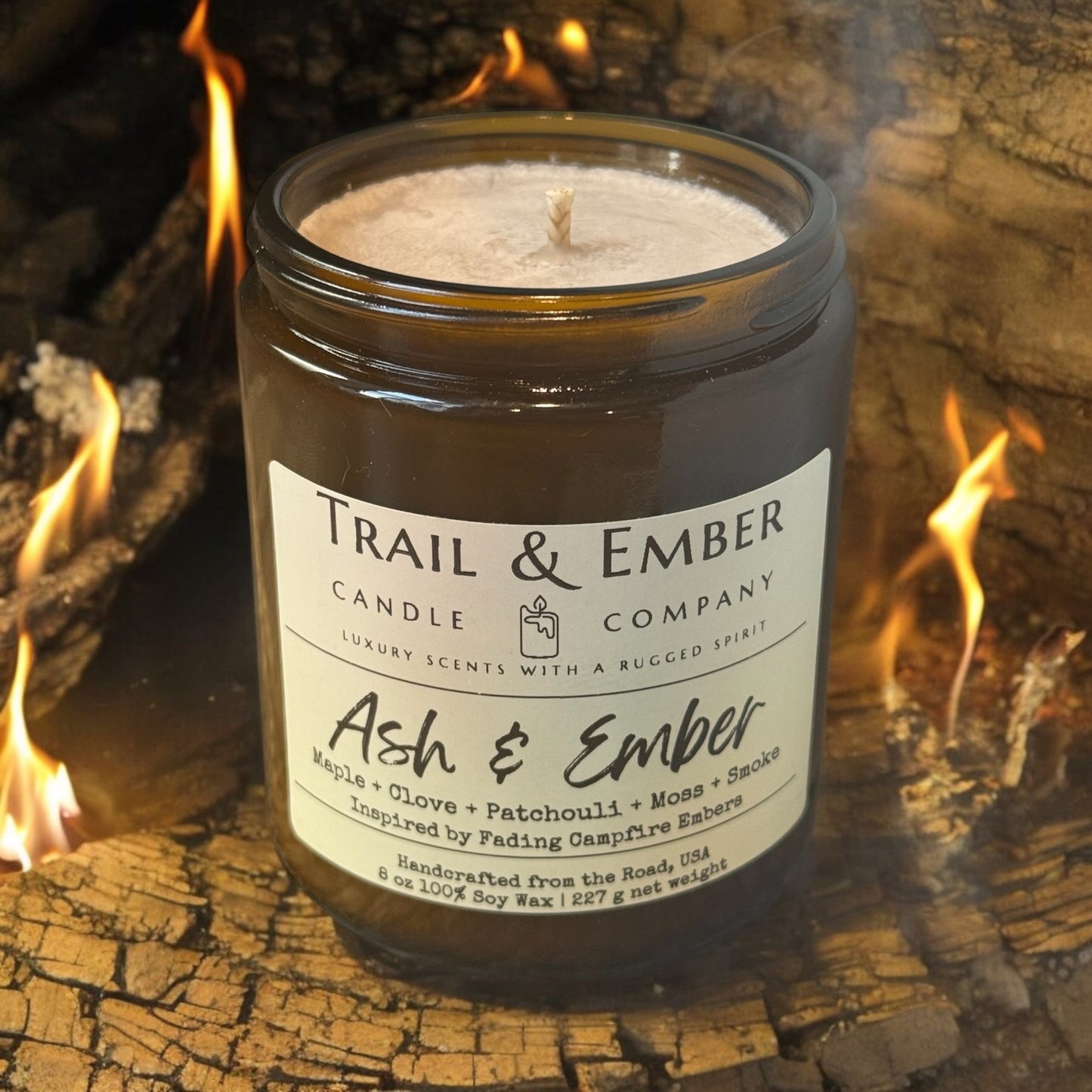 Ash & Ember Soy Candle