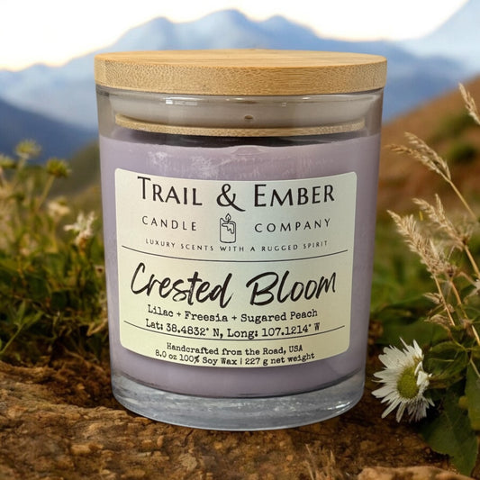 Crested Bloom Soy Candle
