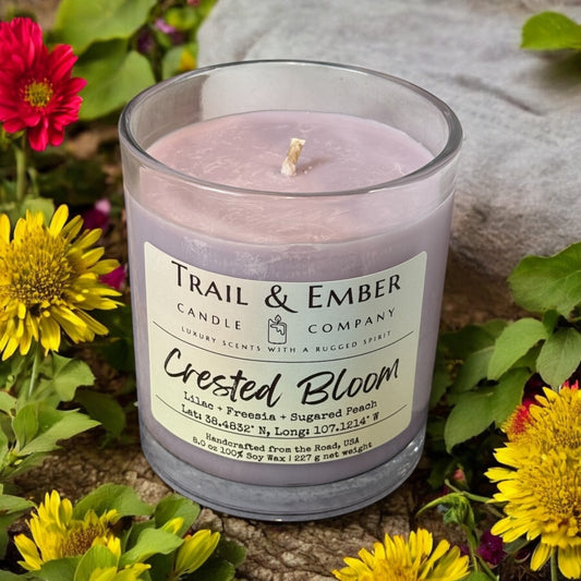 Crested Bloom Soy Candle