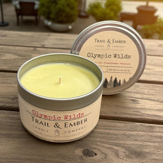 Olympic Wilds Soy Travel Candle