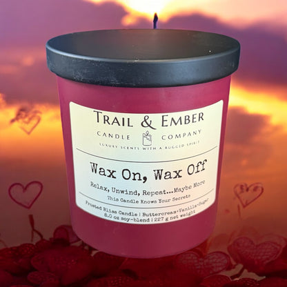 Frosted Bliss - Exclusive Soy Blend Candle with Personalized Label