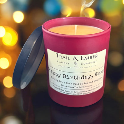 Frosted Bliss - Exclusive Soy Blend Candle with Personalized Label