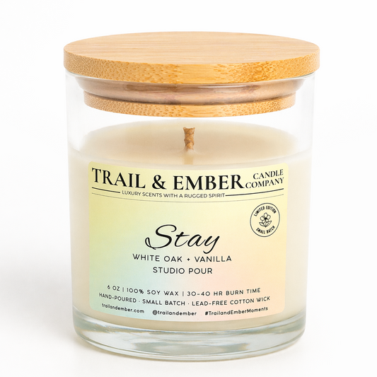 Stay Soy Candle - Limited Edition Studio Pour
