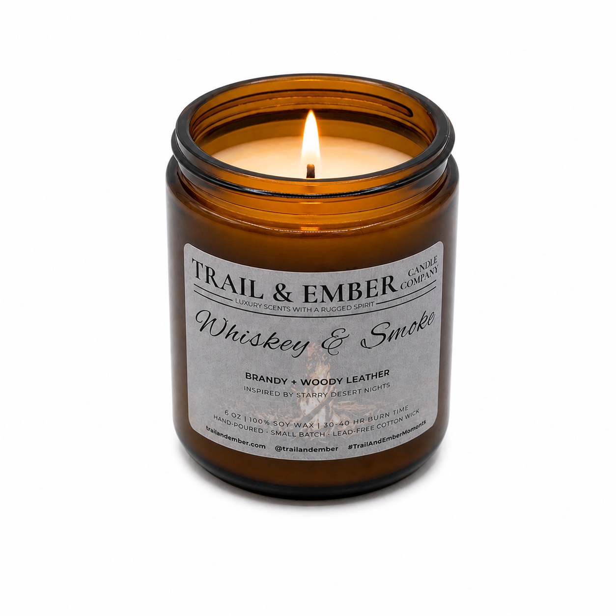 Whiskey & Smoke Soy Candle