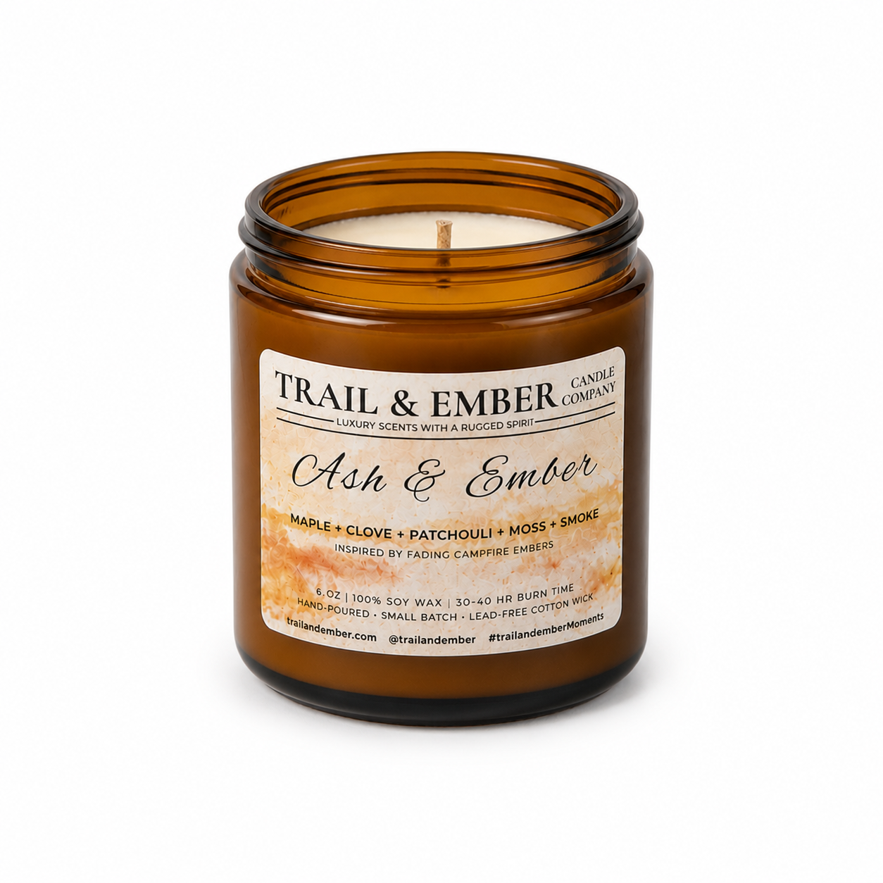 Ash & Ember Soy Candle