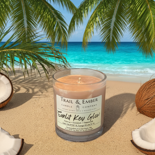 Sunlit Key Glow Soy Candle - Limited Edition