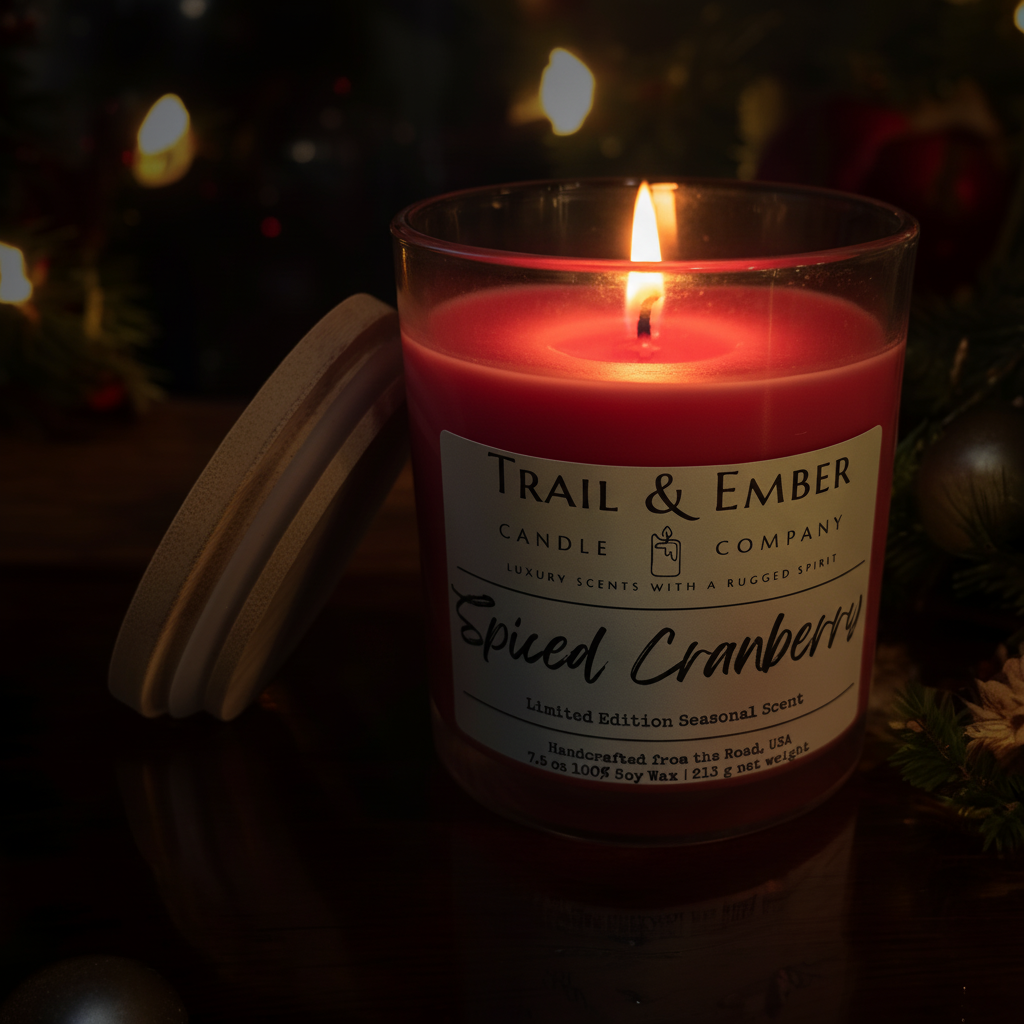 Spiced Cranberry Soy Candle
