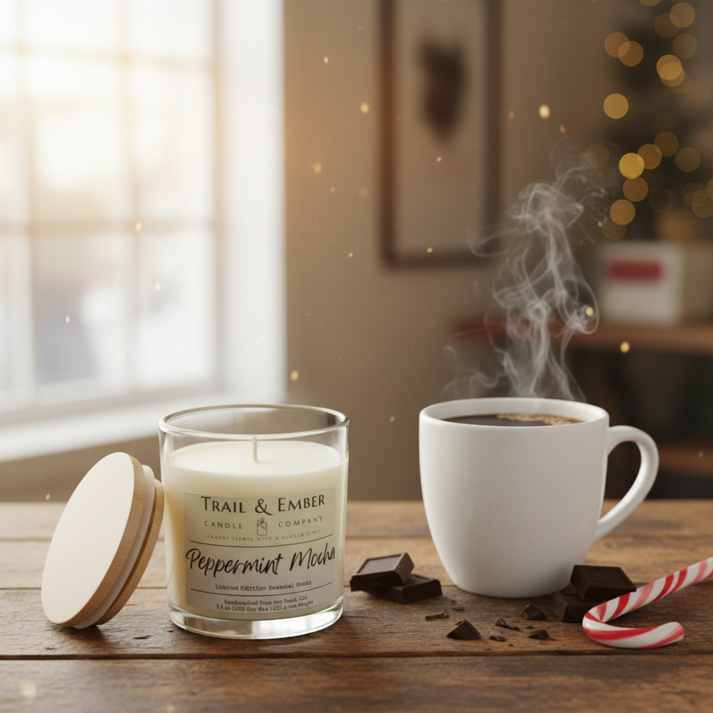 Peppermint Mocha Soy Candle