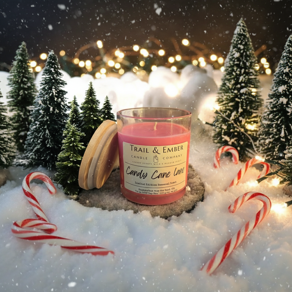 Candy Cane Lane Soy Candle