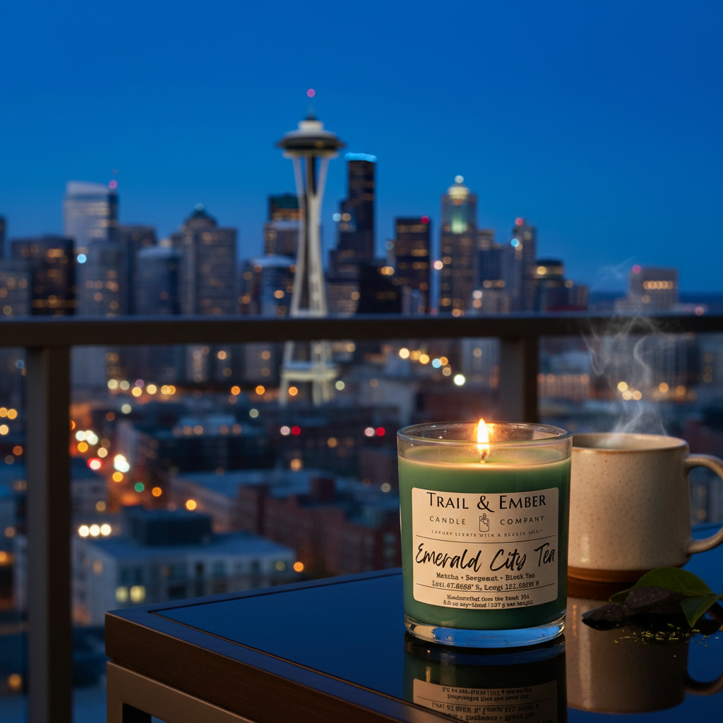 Emerald City Tea Soy Candle - Limited Edition