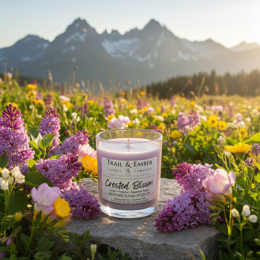 Crested Bloom Soy Candle