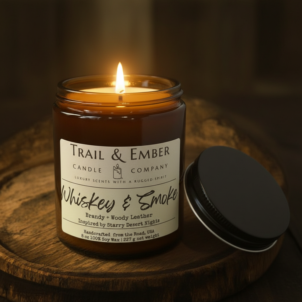 Whiskey & Smoke Soy Candle