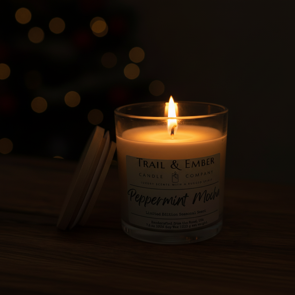 Peppermint Mocha Soy Candle