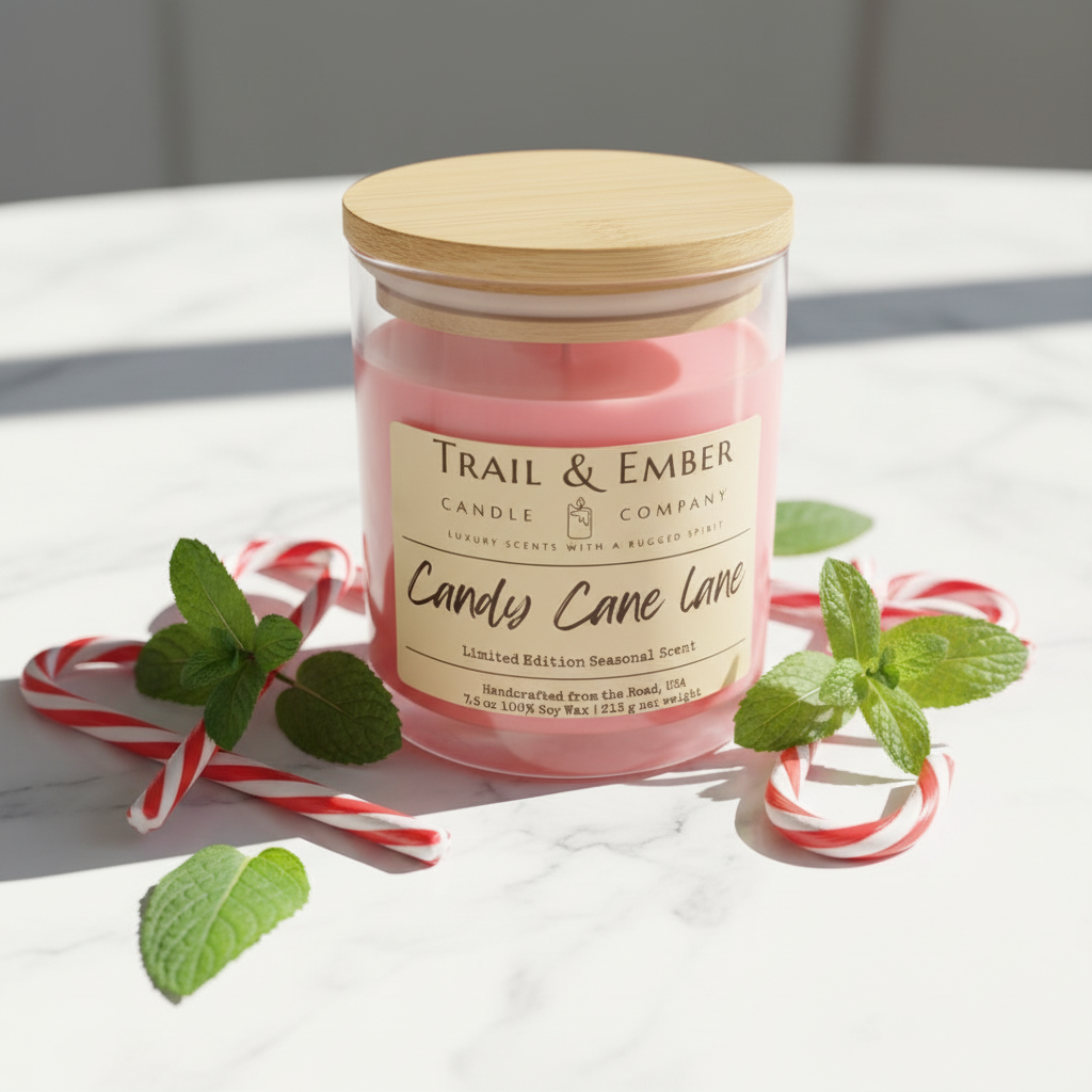 Candy Cane Lane Soy Candle