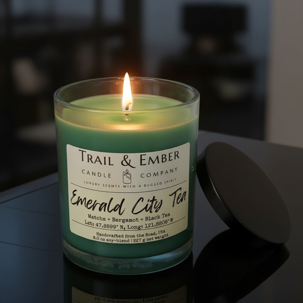 Emerald City Tea Soy Candle - Limited Edition