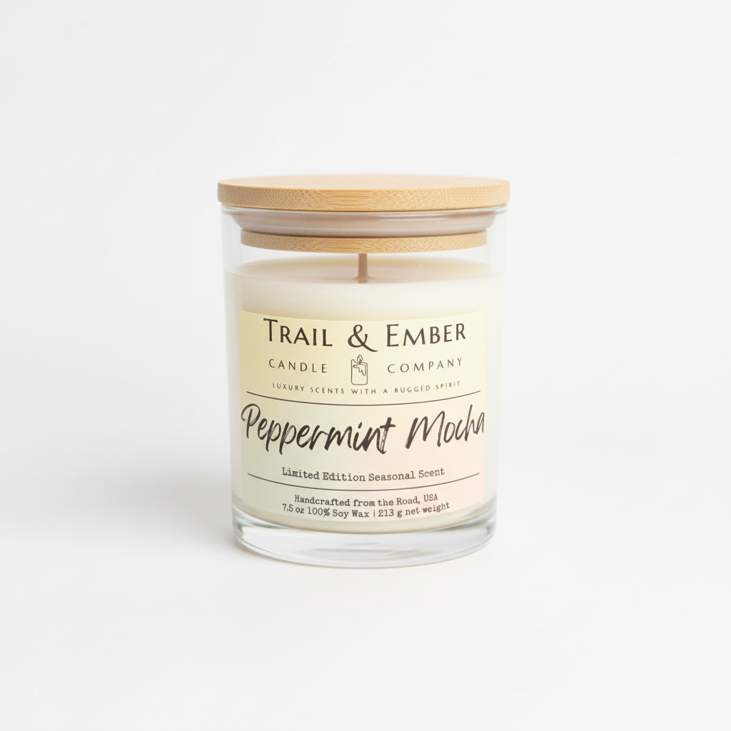 Peppermint Mocha Soy Candle