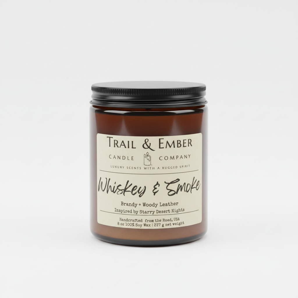Whiskey & Smoke Soy Candle