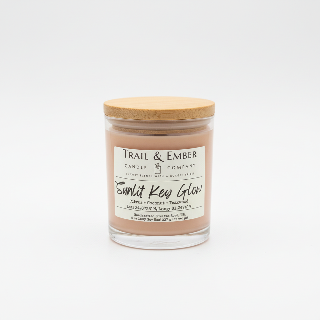 Sunlit Key Glow Soy Candle - Limited Edition