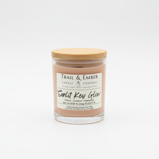 Sunlit Key Glow Soy Candle - Limited Edition