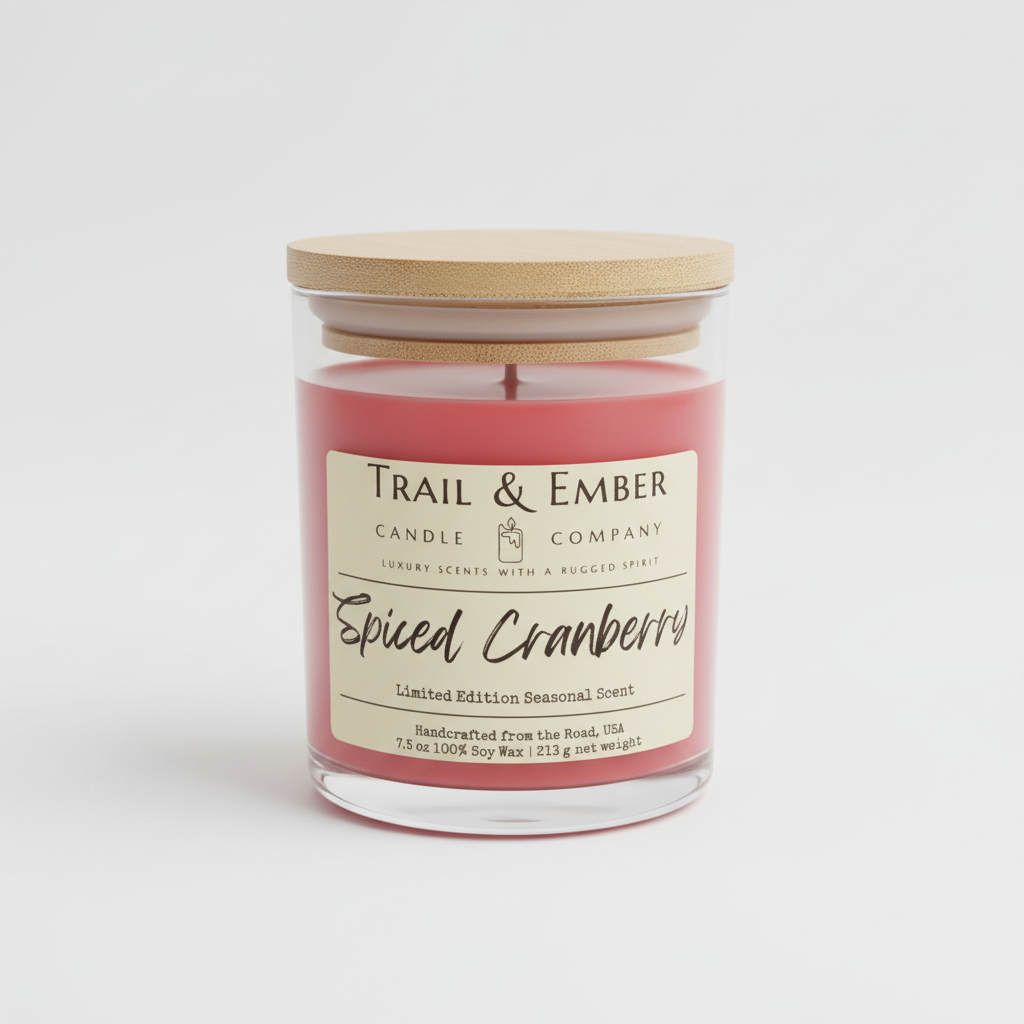 Spiced Cranberry Soy Candle