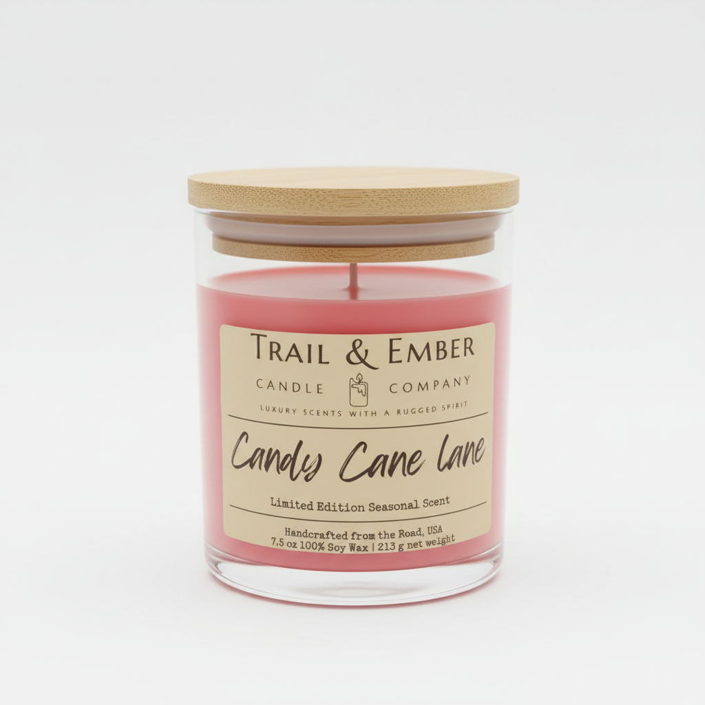 Candy Cane Lane Soy Candle